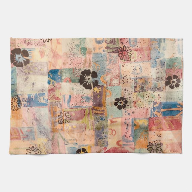 Phunky Phlowers Kitchen Towel (Horizontal)