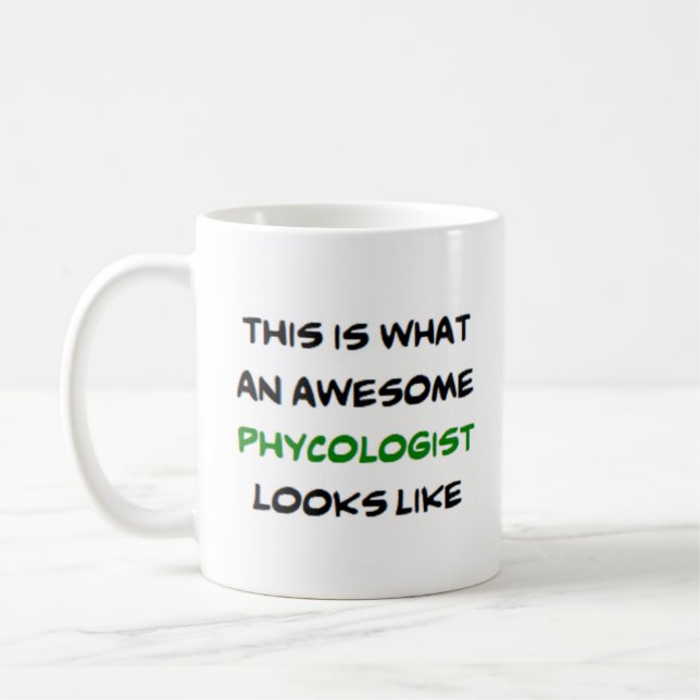 phycologist, awesome coffee mug (Left)