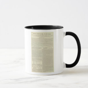 Physical Chart of the Atlantic Ocean Mug