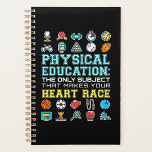 Physical Education Heart Race PE Teacher Planner