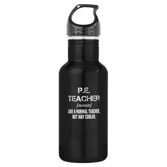 Physical Education PE Teacher School 532 Ml Water Bottle (Front)