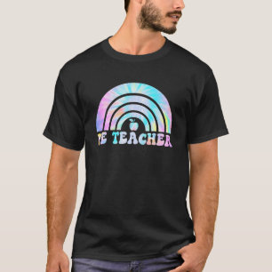 Physical Education Pe Teacher Tie Dye Cute Rainbow T-Shirt
