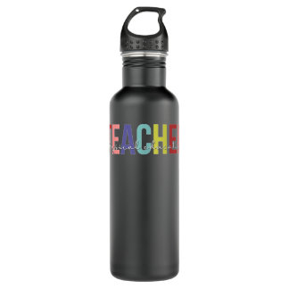 Physical Education Teacher Boho PE Teacher 710 Ml Water Bottle