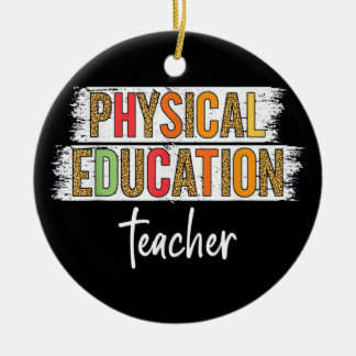 Physical Education Teacher Ceramic Tree Decoration