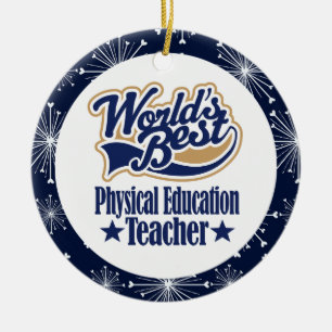 Physical Education Teacher Gift Ceramic Tree Decoration