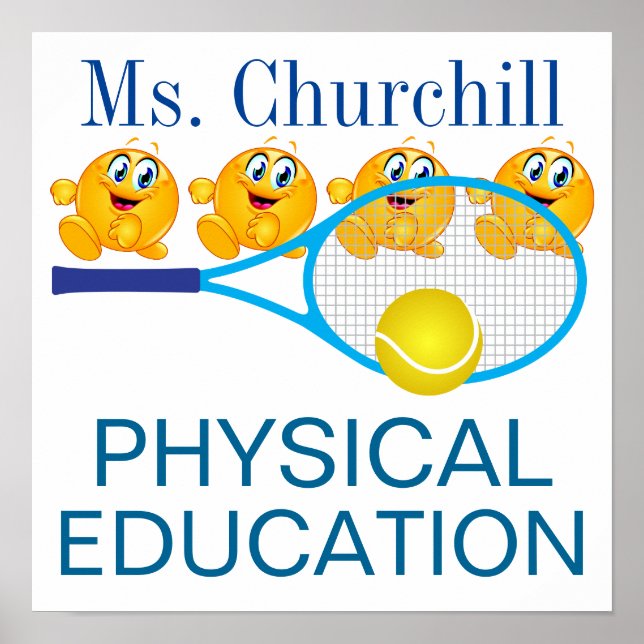 Physical Education Teacher Poster - SRF (Front)