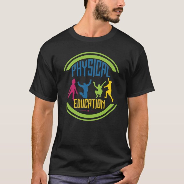 Physical Education- With Children Playing T-Shirt (Front)