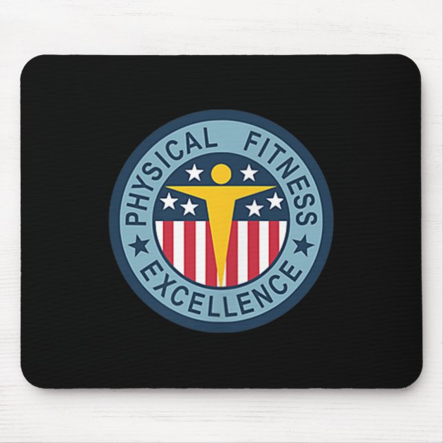 Physical Fitness Badge - Us Army  Mouse Mat (Front)