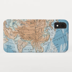 Physical Map of Asia (1916) iPhone XR Case