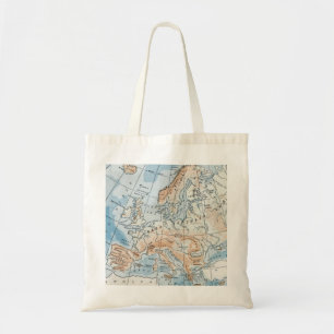 Physical Map of Europe (1916) Tote Bag