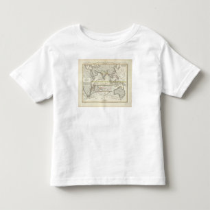 Physical Map of Indian seas Toddler T-Shirt