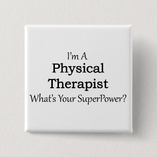 Physical Therapist 15 Cm Square Badge