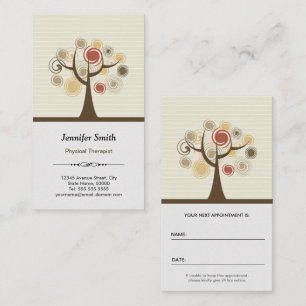 Physical Therapist Appointment - Elegant Natural Card