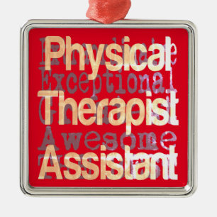 Physical Therapist Assistant Extraordinaire Metal Tree Decoration