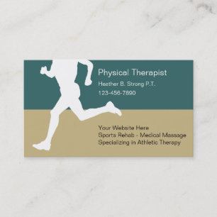 Physical Therapist Business Cards