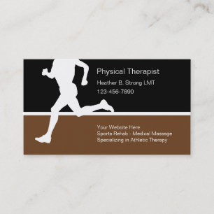 Physical Therapist Business Cards
