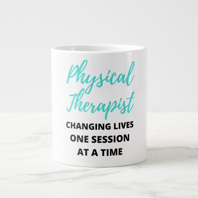 Physical Therapist Changing Lives One Session 2 Large Coffee Mug (Front)