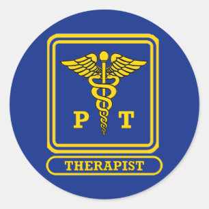 Physical Therapist Classic Round Sticker