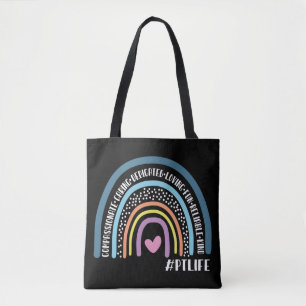 Physical Therapist Compassionate Caring Dedicated Tote Bag
