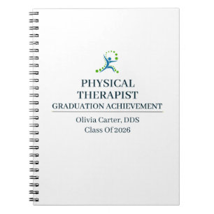 Physical Therapist Custom Name Since Year Notebook