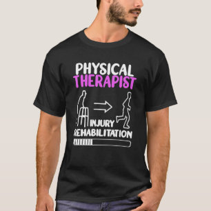 Physical Therapist cute PT Physical Therapy  for w T-Shirt