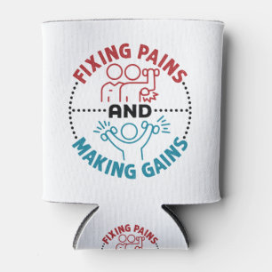 Physical Therapist Fixing Pains and Making Gains Can Cooler