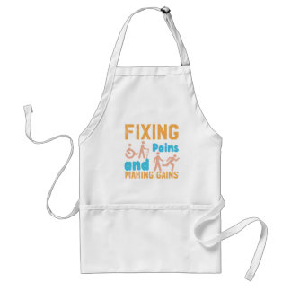 Physical Therapist-Fixing Pains and Making Gains  Standard Apron