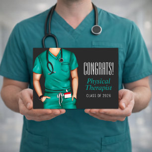Physical Therapist Graduation Card