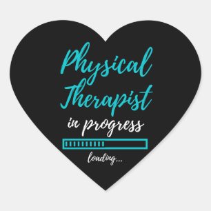 Physical Therapist In Progress Heart Sticker