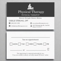 Physical Therapist Office Appointment Reminder