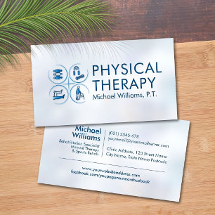 Physical therapist - Physiotherapy Business Card