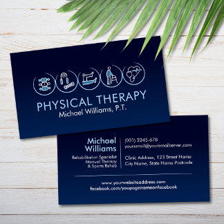 Physical therapist - Physiotherapy  Business Card
