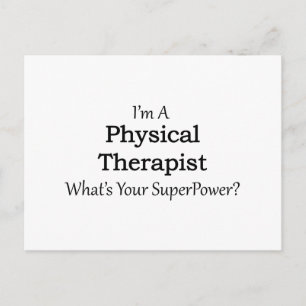Physical Therapist Postcard