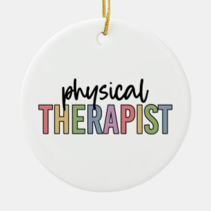 Physical Therapist PT Graduate Physiotherapy Ceramic Tree Decoration
