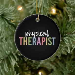 Physical Therapist PT Graduate Physiotherapy Gifts Ceramic Tree Decoration