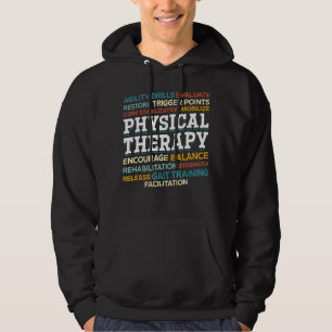 Physical Therapist Pta Exercise Physical Therapy Hoodie