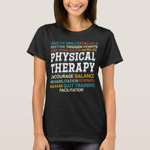 Physical Therapist Pta Exercise Physical Therapy T-Shirt