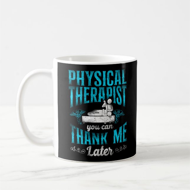 Physical Therapist Therapy Assistant Vintage Coffee Mug (Left)