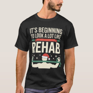 Physical Therapist Therapy Christmas Xmas Holiday T-Shirt