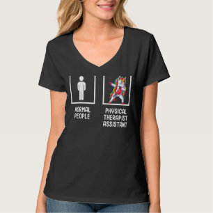 Physical Therapist Unicorn  Therapy Humour Graphic T-Shirt