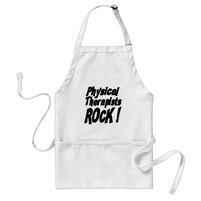 Physical Therapists Rock! Apron (Front)