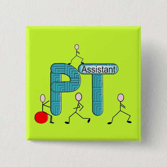 Physical Therapy Assistant Gifts 15 Cm Square Badge (Front)
