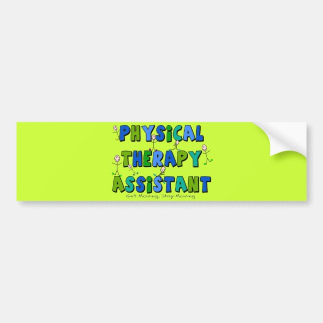 Physical Therapy Assistant Gifts Bumper Sticker (Front)