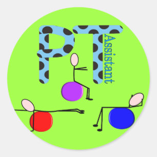 Physical Therapy Assistant Gifts Classic Round Sticker