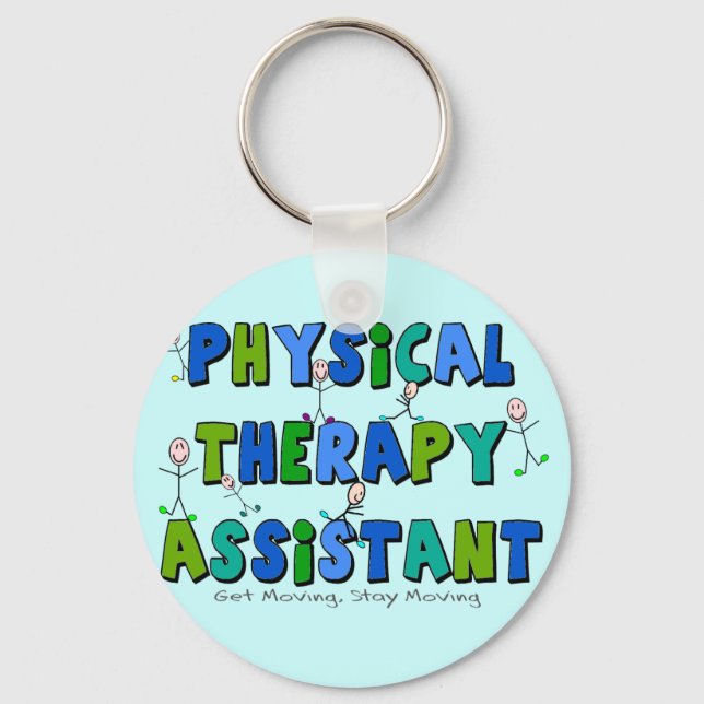Physical Therapy Assistant Gifts Key Ring (Front)