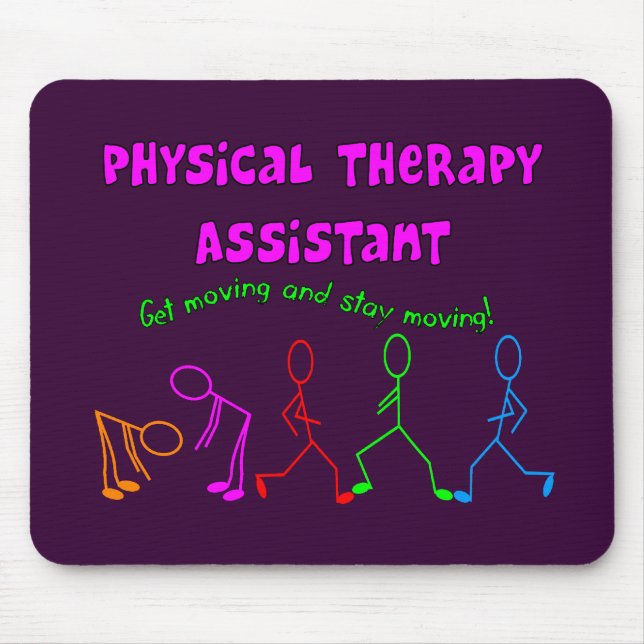 Physical Therapy Assistant Gifts Mouse Mat (Front)