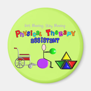 Physical Therapy Assistant Gifts Unique Graphics Magnet