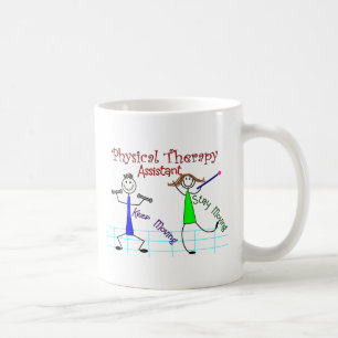 Physical Therapy Assistant Stick People Design Coffee Mug