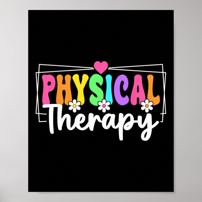 Physical Therapy Back To School Physical Therapist Poster (Front)