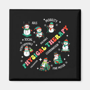 Physical Therapy Christmas Snowman Pt Physical The Magnet